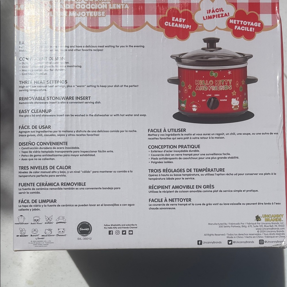 Hello Kitty Red Slow Cooker - Picture 3 of 4